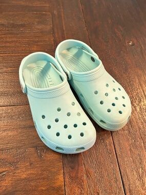 Classic Crocs Aqua Slip-On Clog - Light Teal